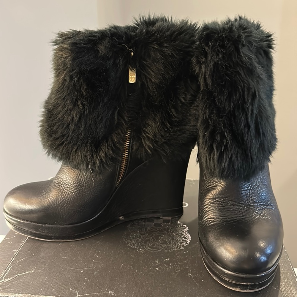 Vince Camuto fur boots